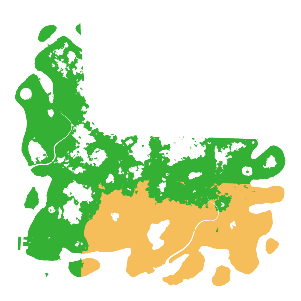 Biome Rust Map: Procedural Map, Size: 4500, Seed: 606227093