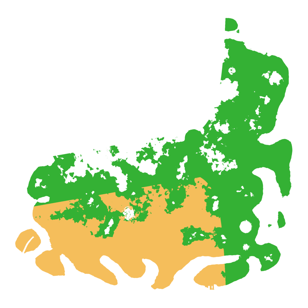 Biome Rust Map: Procedural Map, Size: 4500, Seed: 51818265