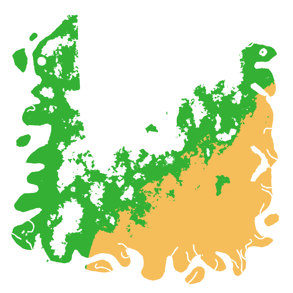 Biome Rust Map: Procedural Map, Size: 6000, Seed: 28050462