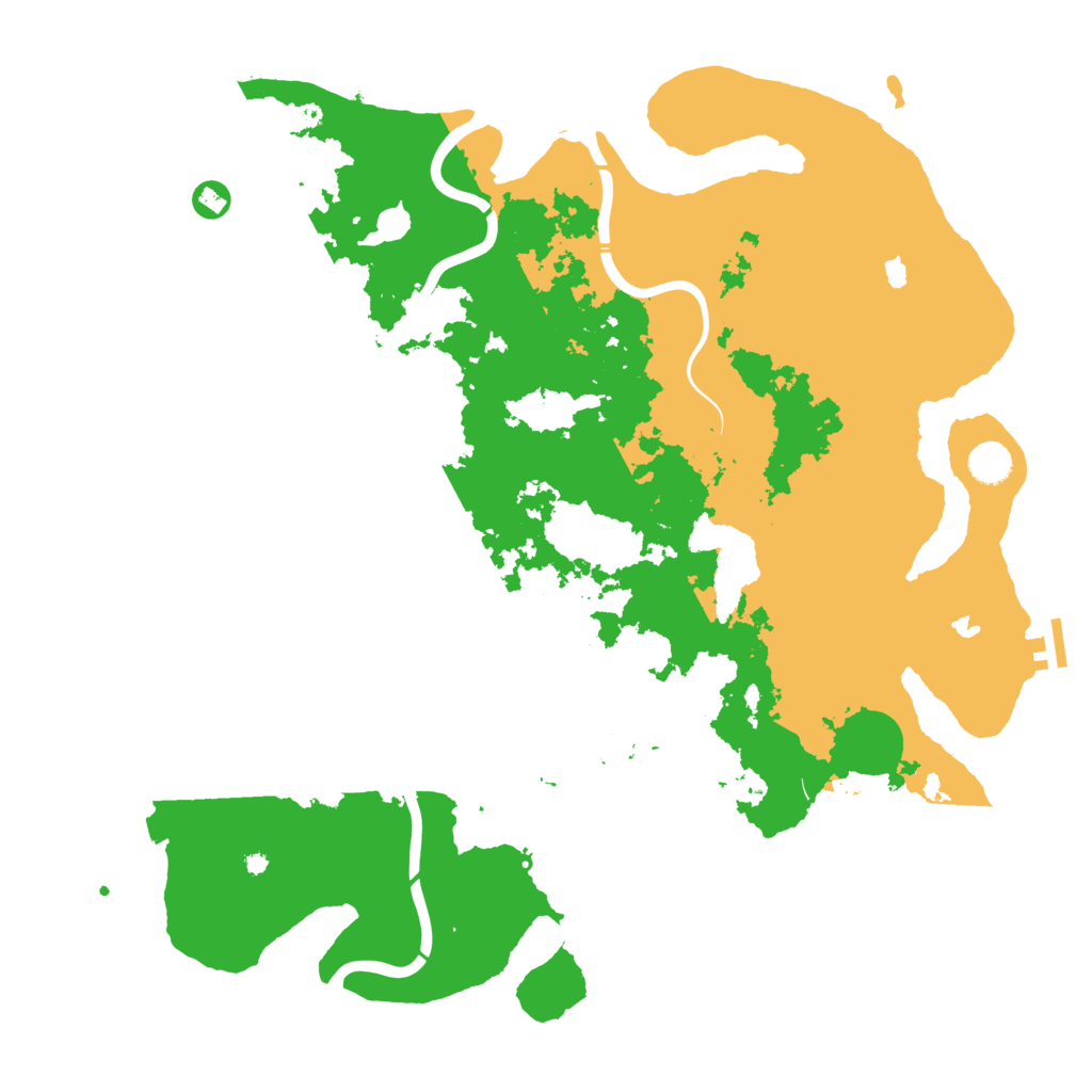 Biome Rust Map: Procedural Map, Size: 4500, Seed: 1881501966