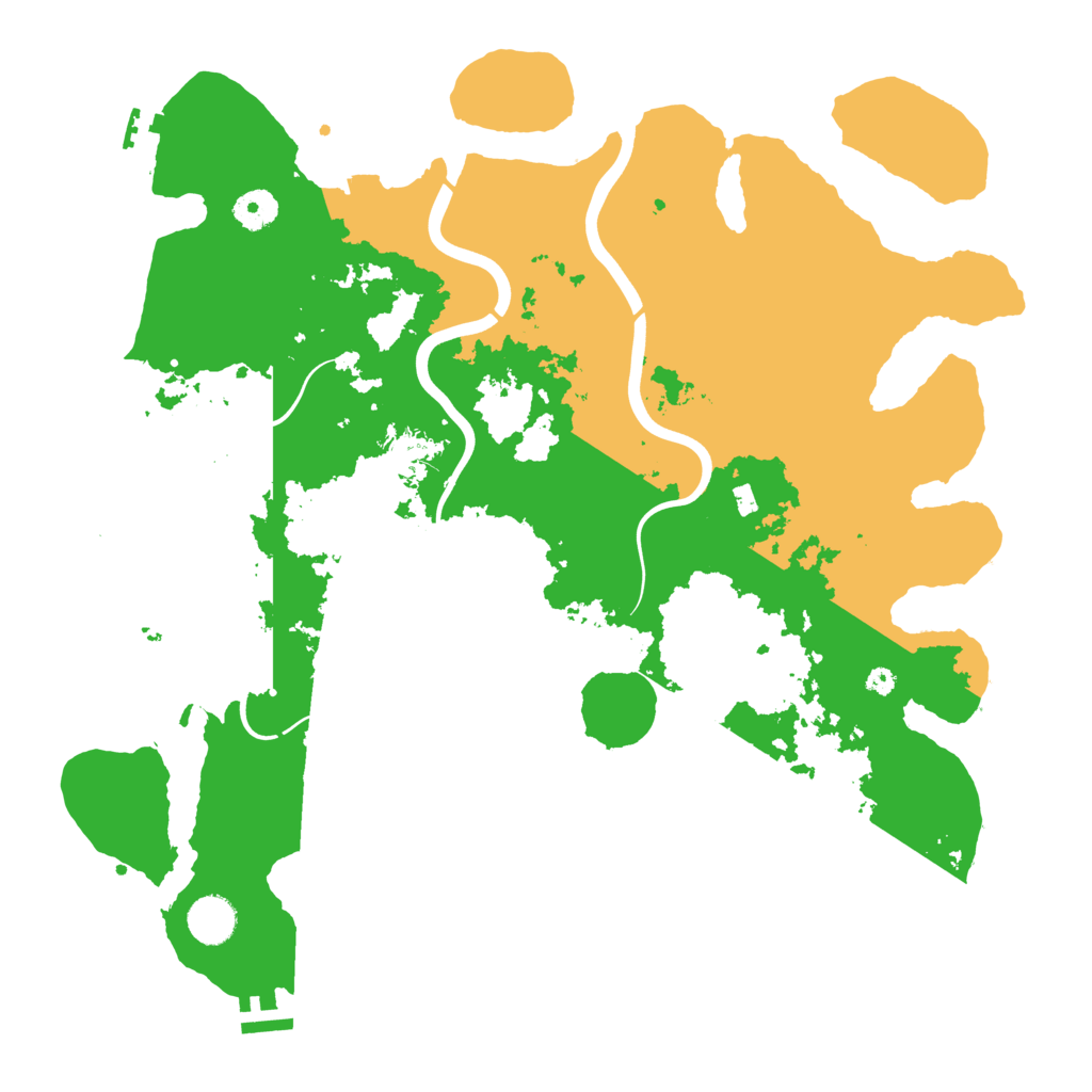Biome Rust Map: Procedural Map, Size: 3950, Seed: 1159960819