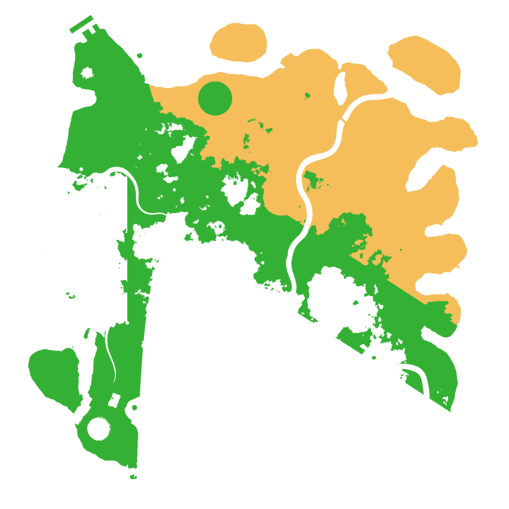 Biome Rust Map: Procedural Map, Size: 3950, Seed: 1159960819