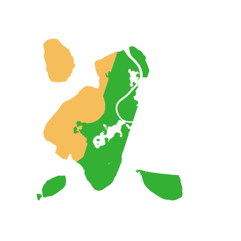 Biome Rust Map: Procedural Map, Size: 2000, Seed: 33673433