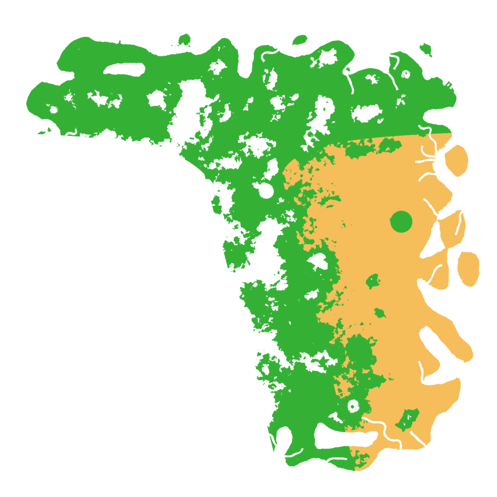 Biome Rust Map: Procedural Map, Size: 6000, Seed: 1544482347
