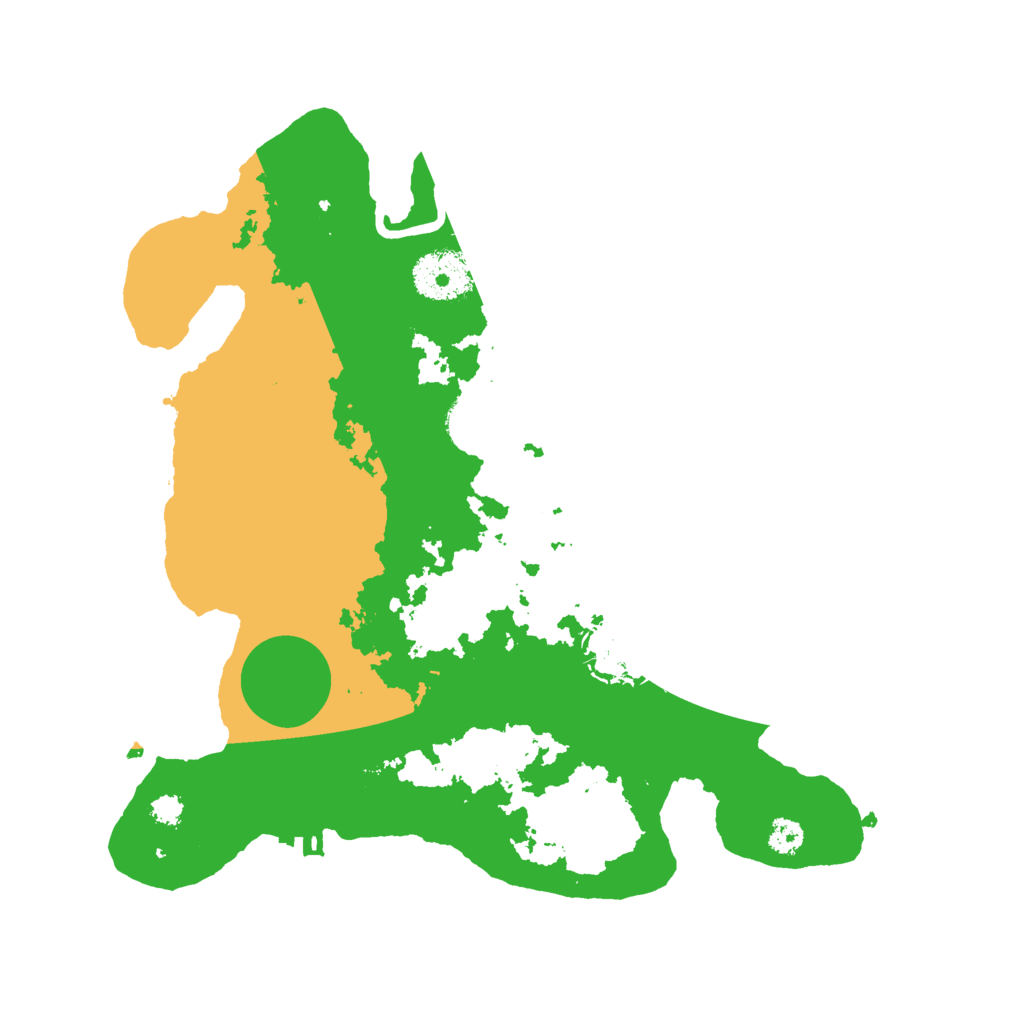 Biome Rust Map: Procedural Map, Size: 3000, Seed: 711932001