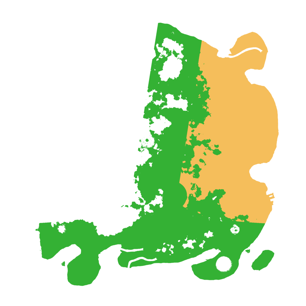 Biome Rust Map: Procedural Map, Size: 3500, Seed: 263165