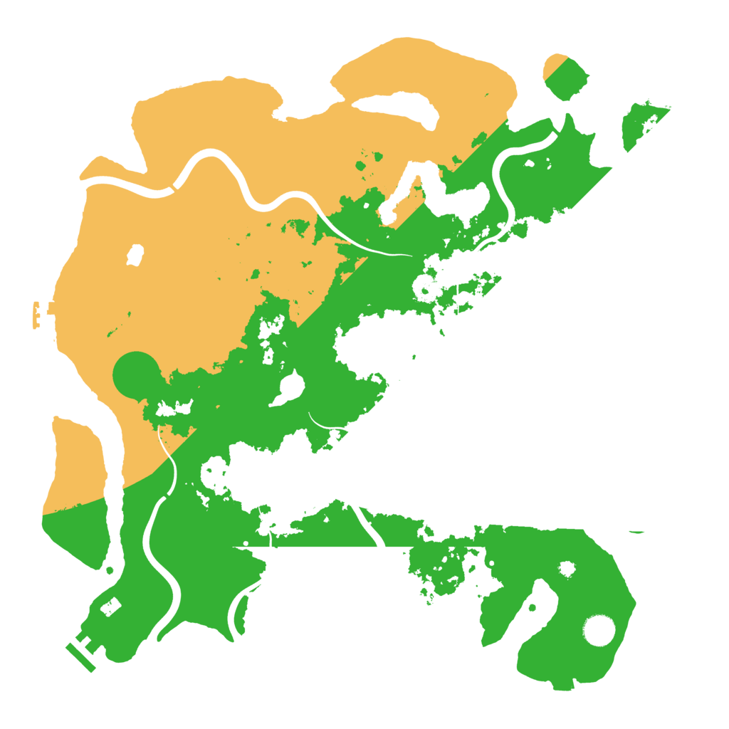 Biome Rust Map: Procedural Map, Size: 4050, Seed: 394415309