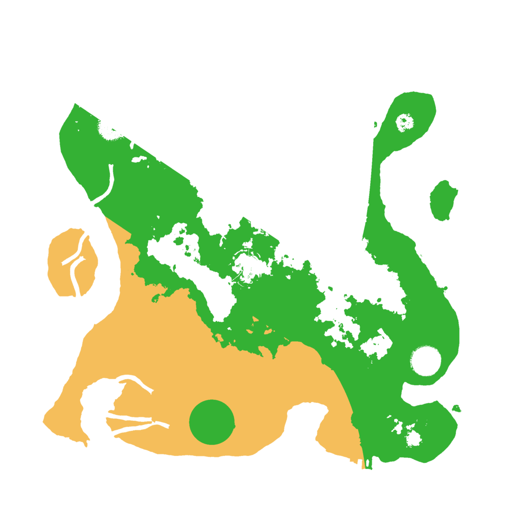 Biome Rust Map: Procedural Map, Size: 3000, Seed: 830725