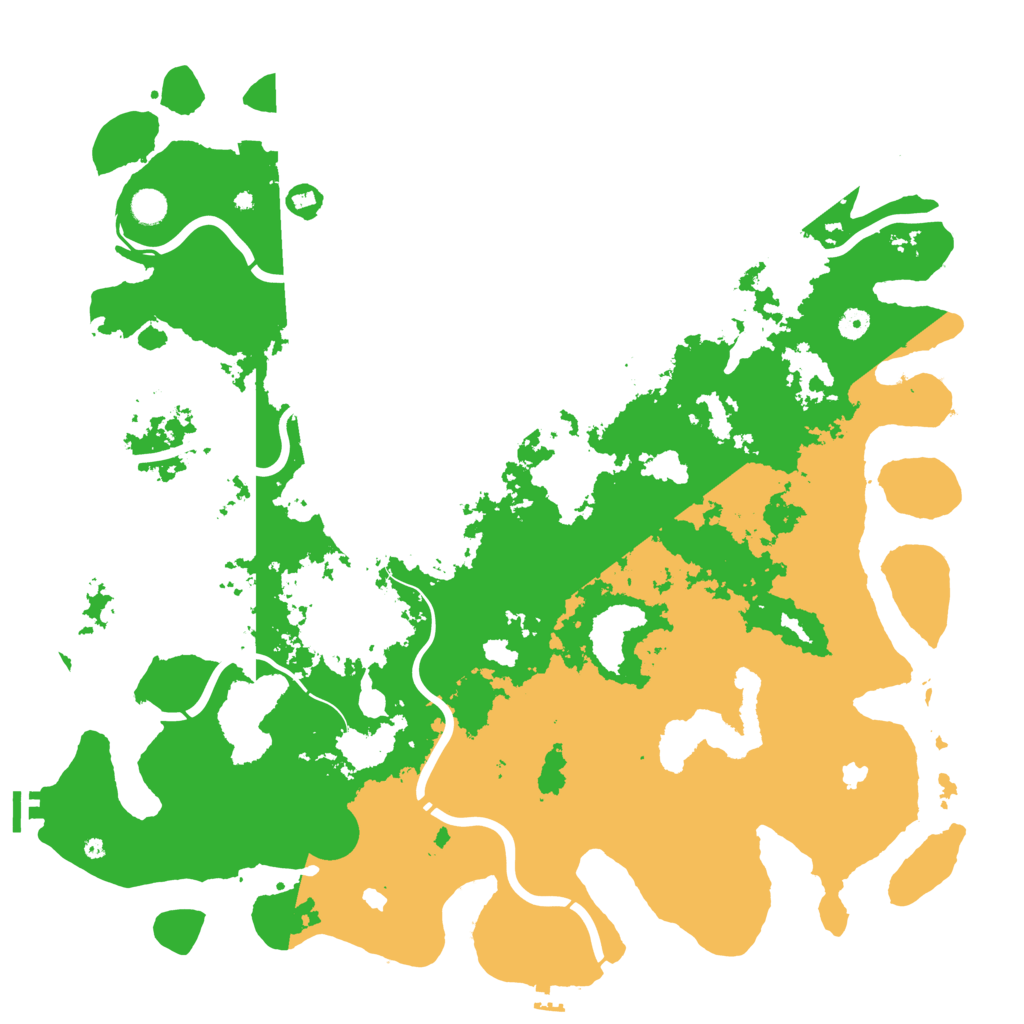 Biome Rust Map: Procedural Map, Size: 5000, Seed: 474928697