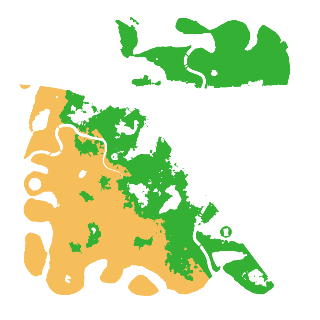 Biome Rust Map: Procedural Map, Size: 4500, Seed: 1294776