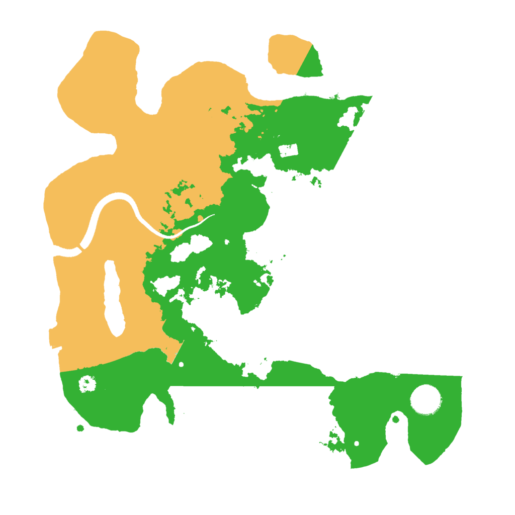 Biome Rust Map: Procedural Map, Size: 3000, Seed: 5555