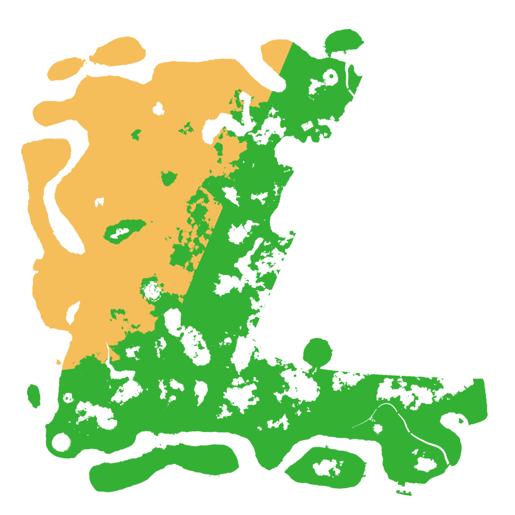 Biome Rust Map: Procedural Map, Size: 5000, Seed: 5691