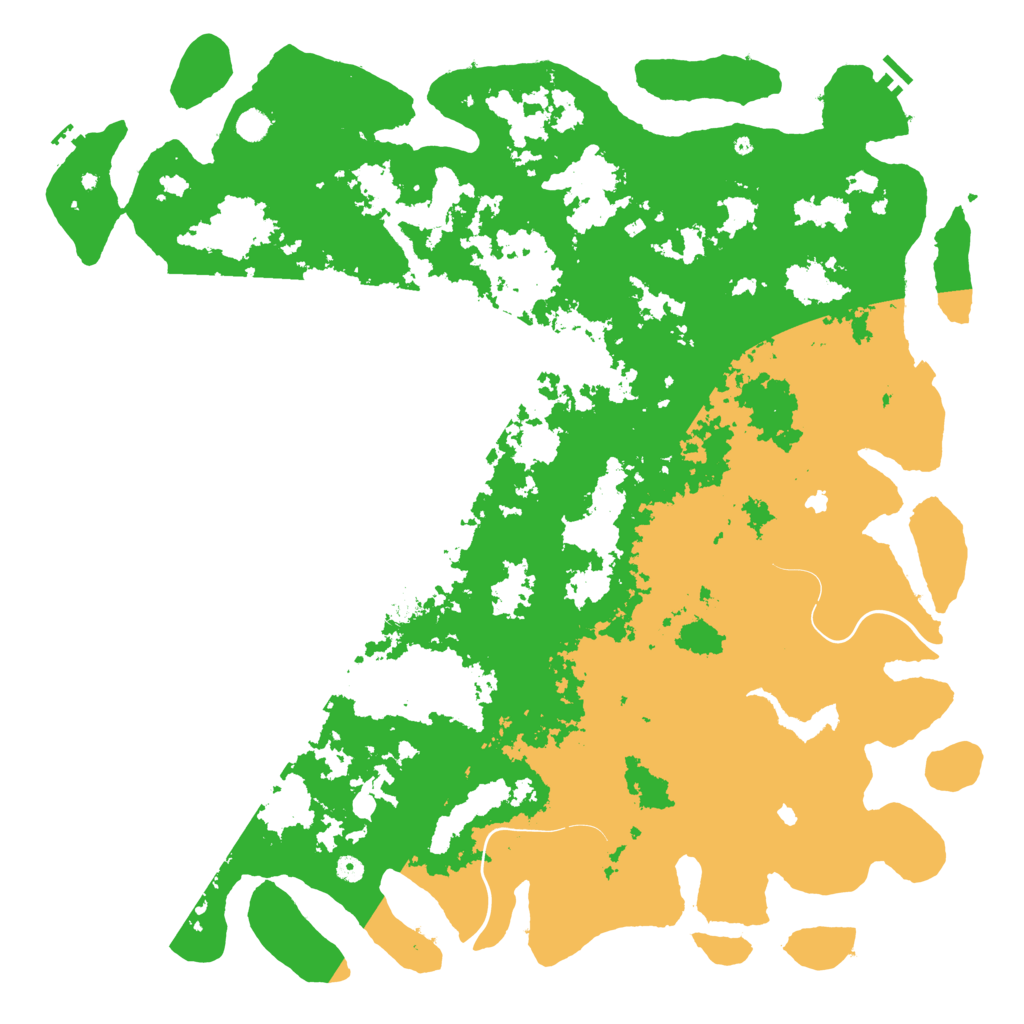 Biome Rust Map: Procedural Map, Size: 5700, Seed: 595616979