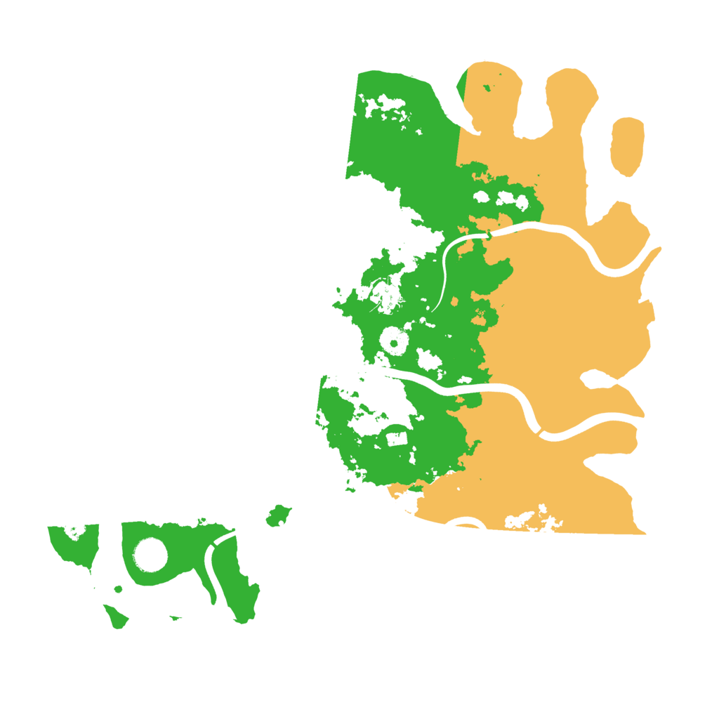 Biome Rust Map: Procedural Map, Size: 3800, Seed: 11178