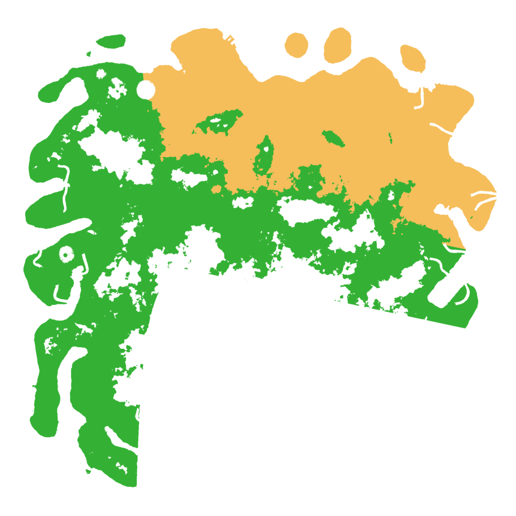 Biome Rust Map: Procedural Map, Size: 5000, Seed: 1132635643