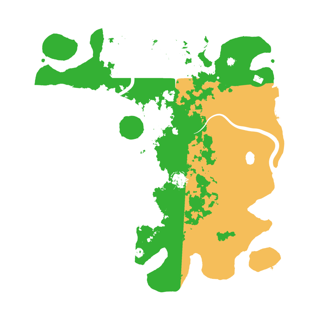 Biome Rust Map: Procedural Map, Size: 3500, Seed: 453351236