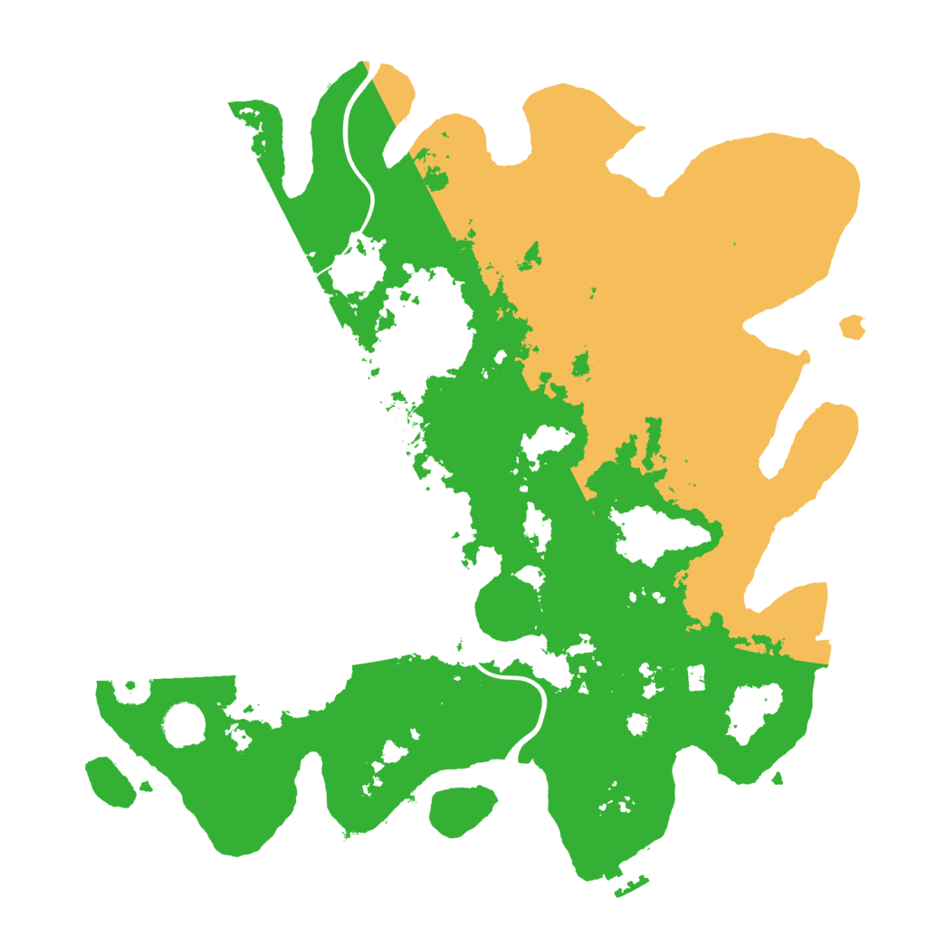 Biome Rust Map: Procedural Map, Size: 3850, Seed: 354822