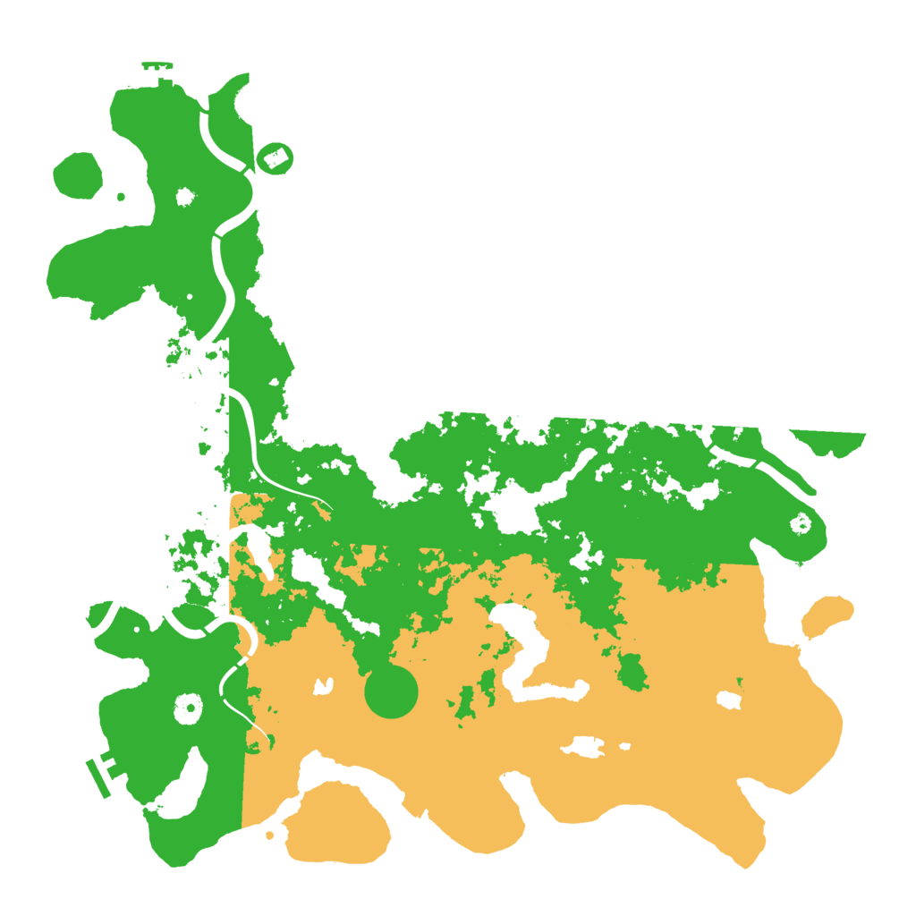 Biome Rust Map: Procedural Map, Size: 4500, Seed: 999818772