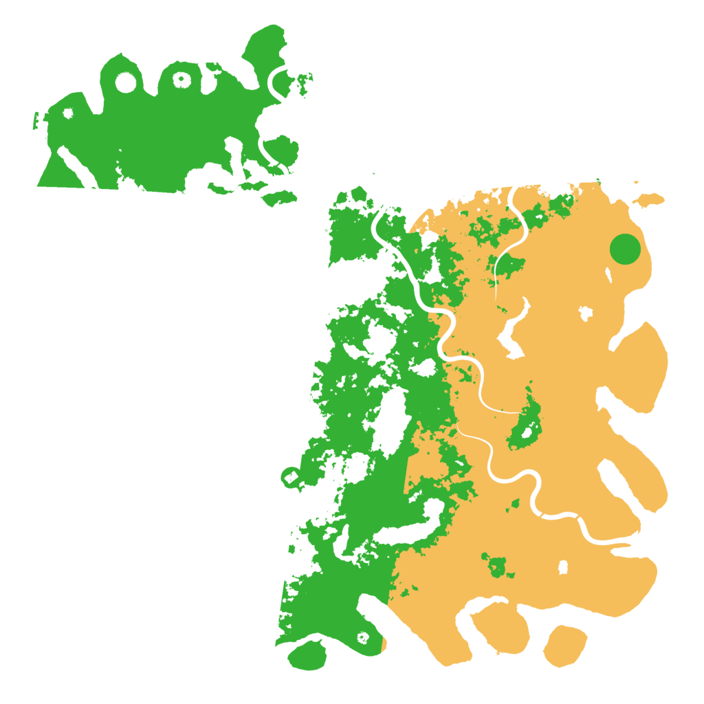Biome Rust Map: Procedural Map, Size: 6000, Seed: 8765