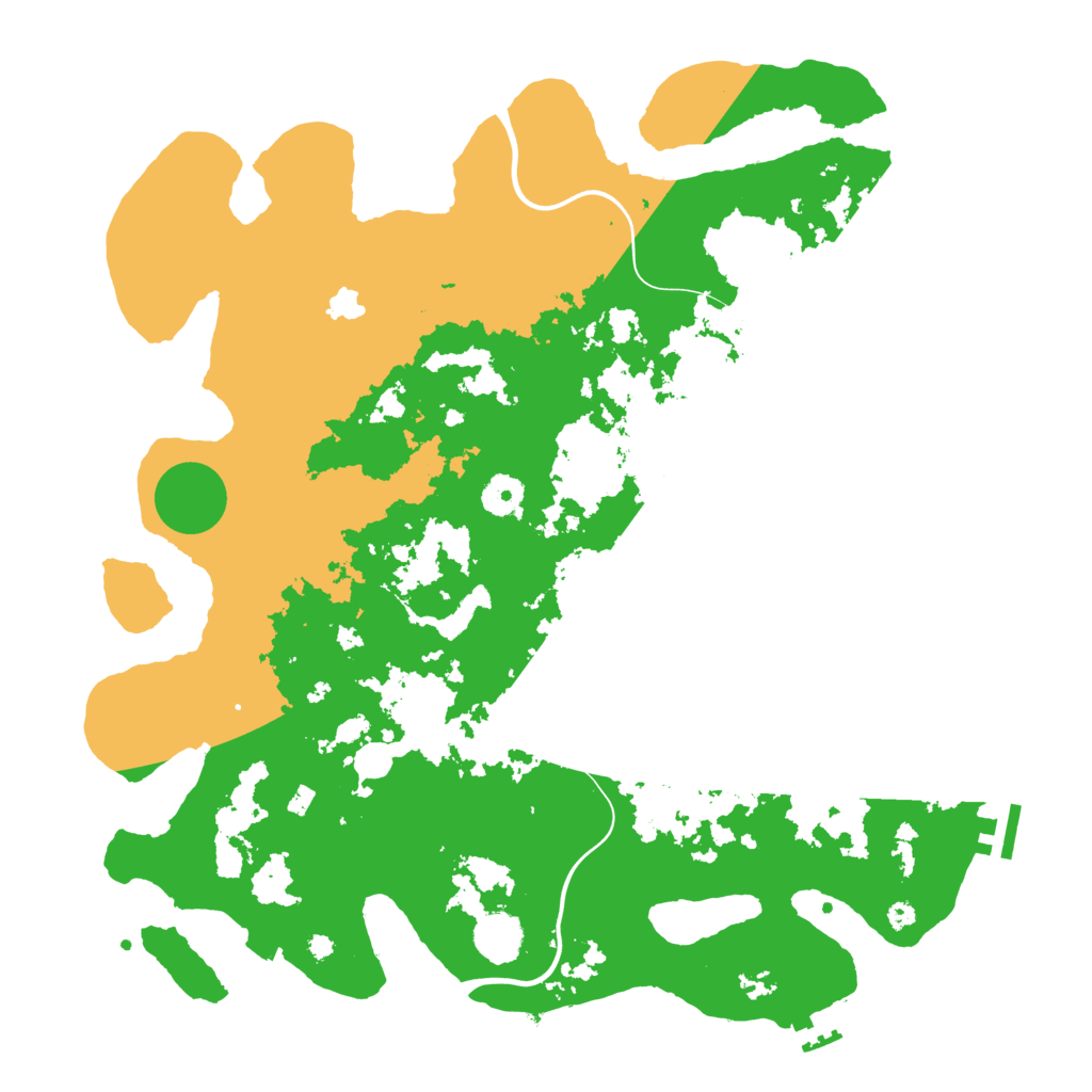Biome Rust Map: Procedural Map, Size: 4000, Seed: 265772