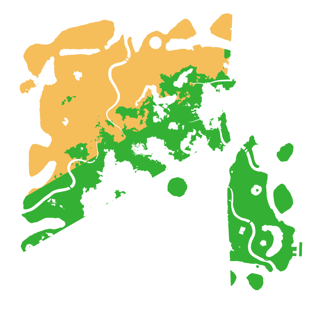 Biome Rust Map: Procedural Map, Size: 4500, Seed: 150612537