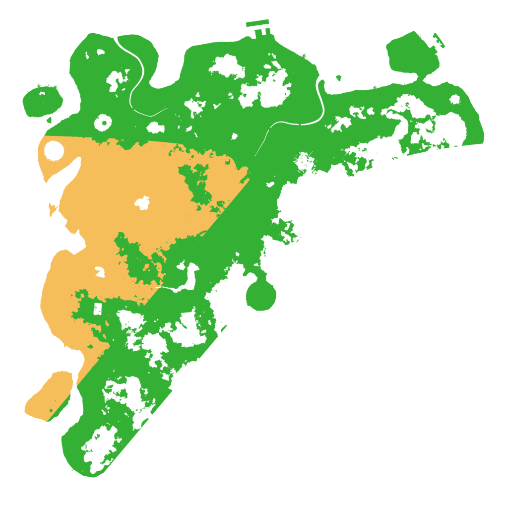 Biome Rust Map: Procedural Map, Size: 4500, Seed: 1896068201
