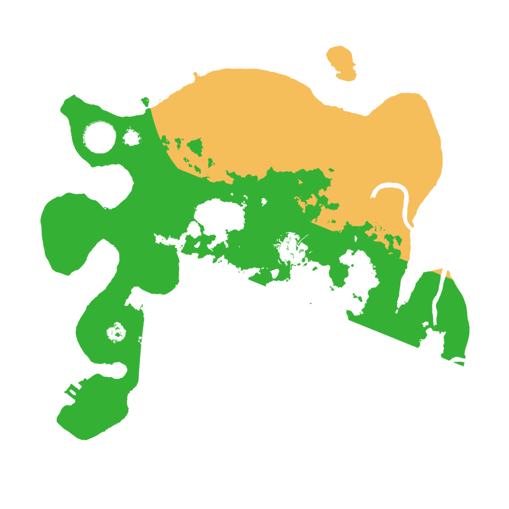 Biome Rust Map: Procedural Map, Size: 2800, Seed: 999