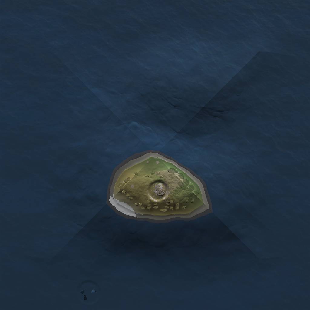 Rust Map: Procedural Map, Size: 1000, Seed: 124568, 3 Monuments