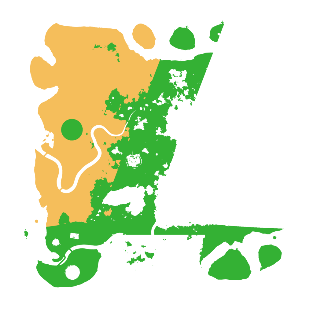 Biome Rust Map: Procedural Map, Size: 3850, Seed: 455939325