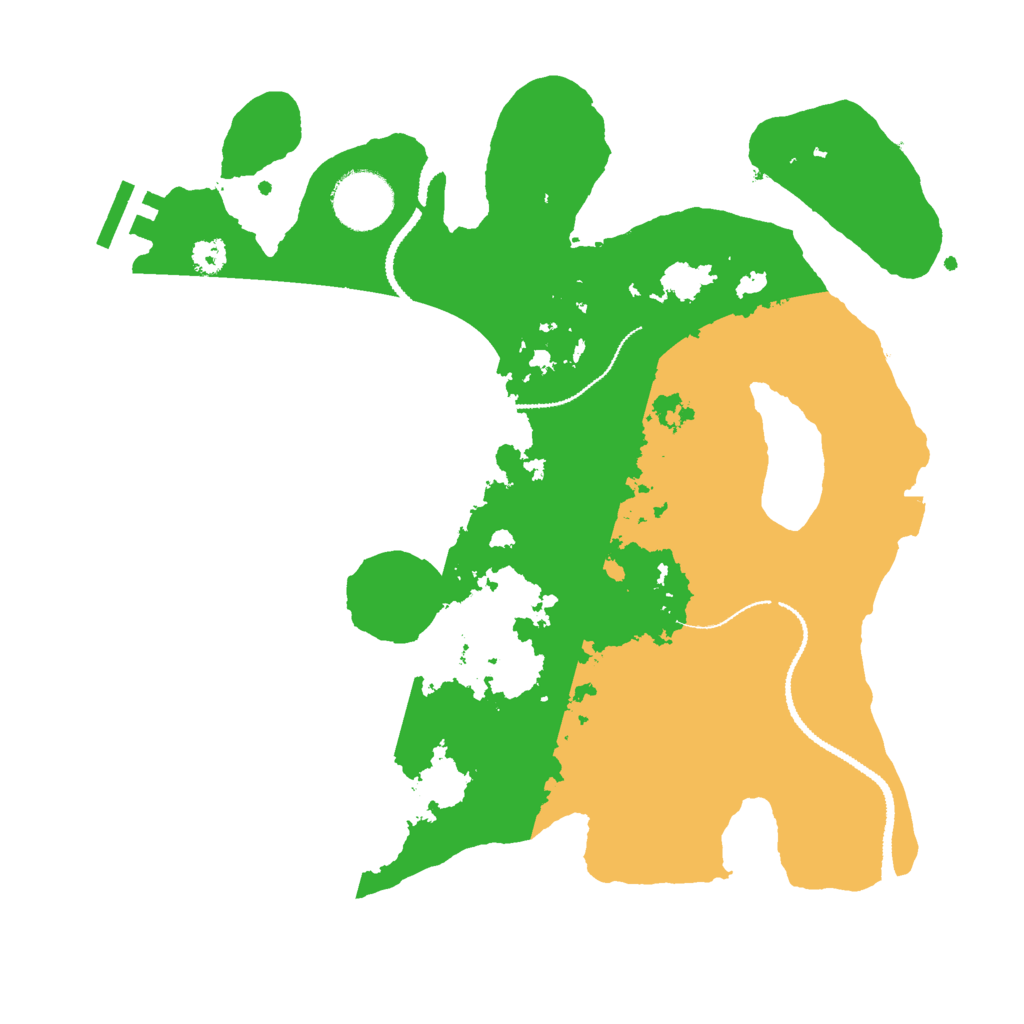 Biome Rust Map: Procedural Map, Size: 3000, Seed: 9823