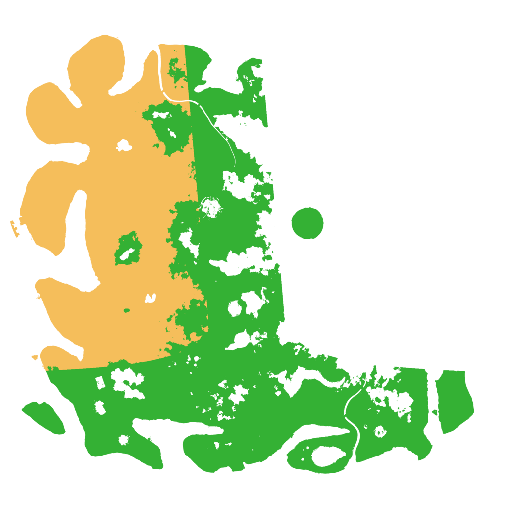 Biome Rust Map: Procedural Map, Size: 4500, Seed: 1920917413