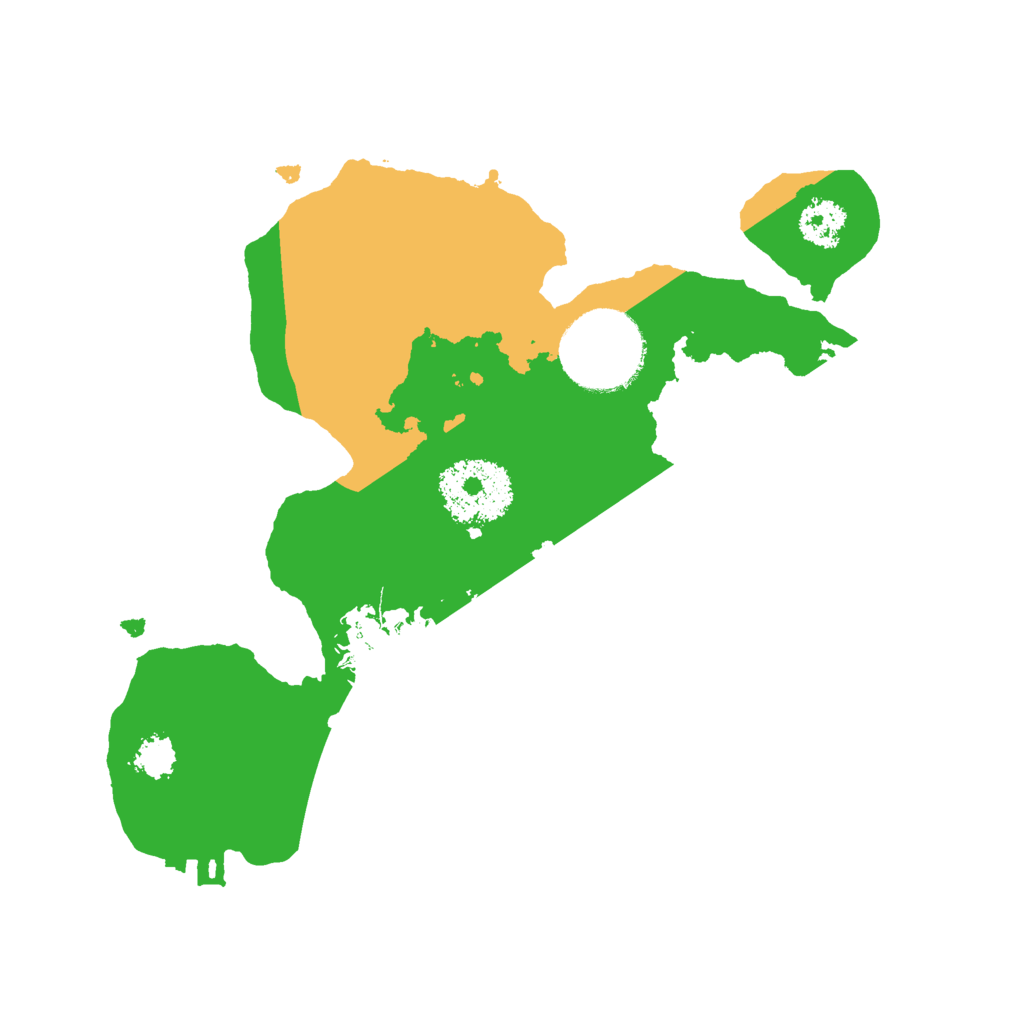 Biome Rust Map: Procedural Map, Size: 2250, Seed: 1623994345