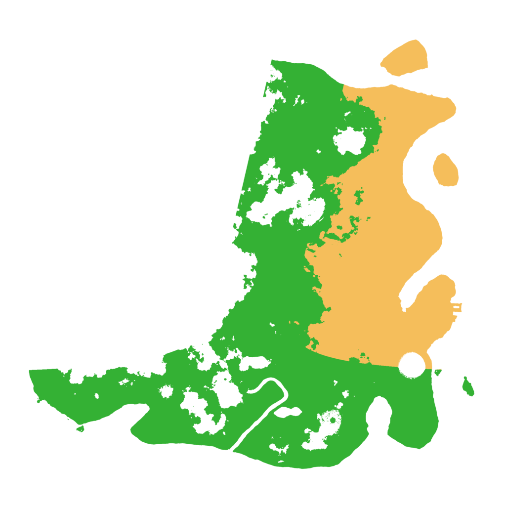 Biome Rust Map: Procedural Map, Size: 3500, Seed: 2100651321
