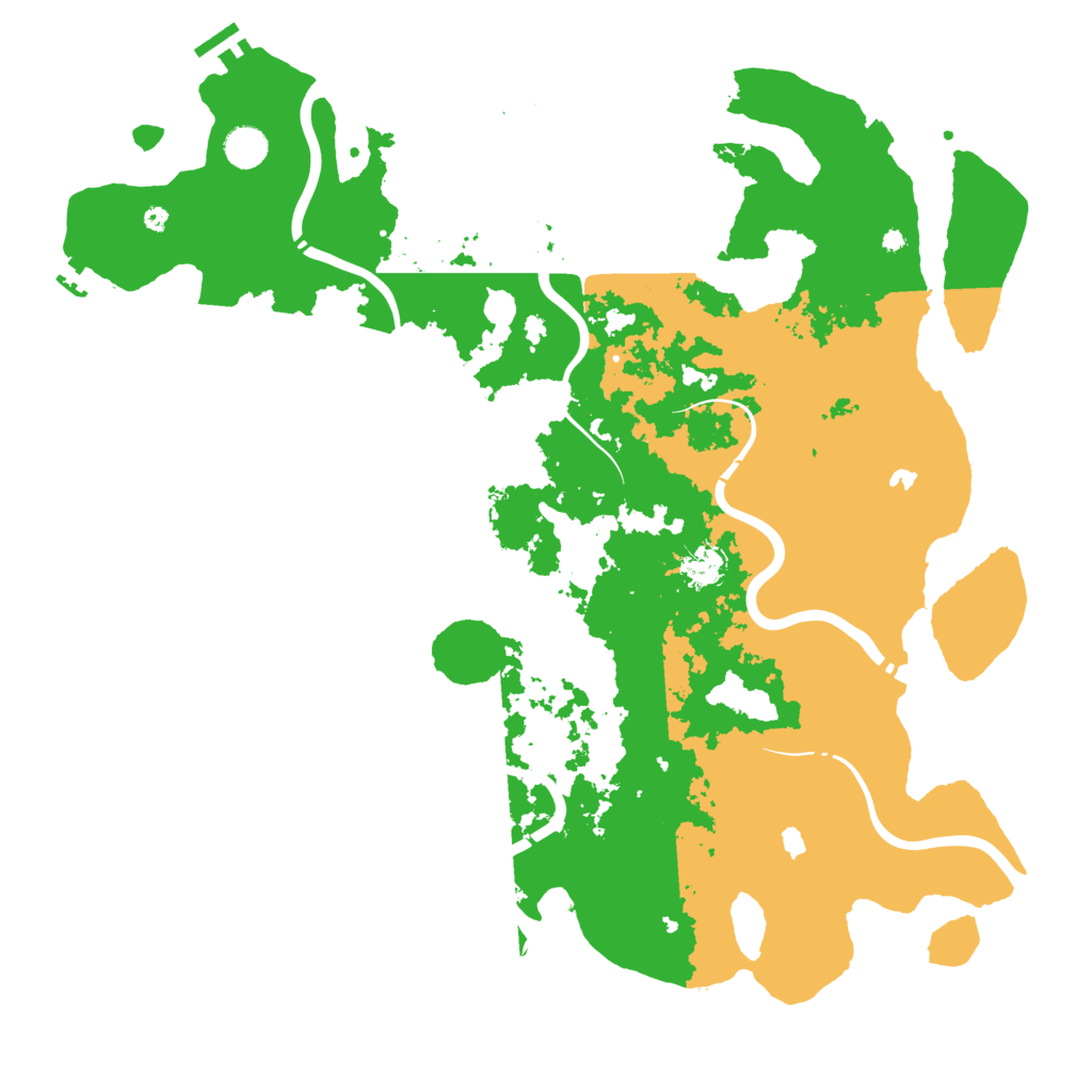 Biome Rust Map: Procedural Map, Size: 4500, Seed: 359019845