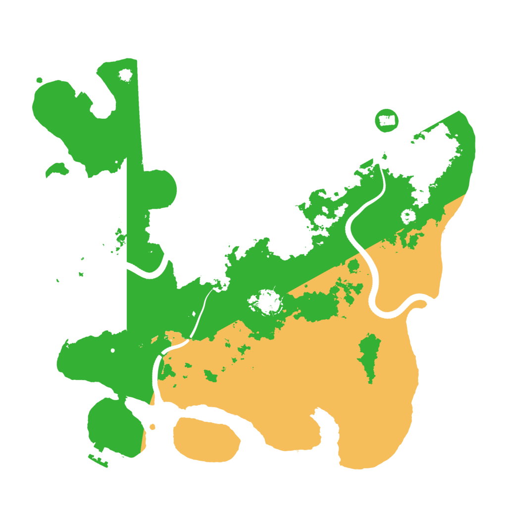 Biome Rust Map: Procedural Map, Size: 3500, Seed: 572077690