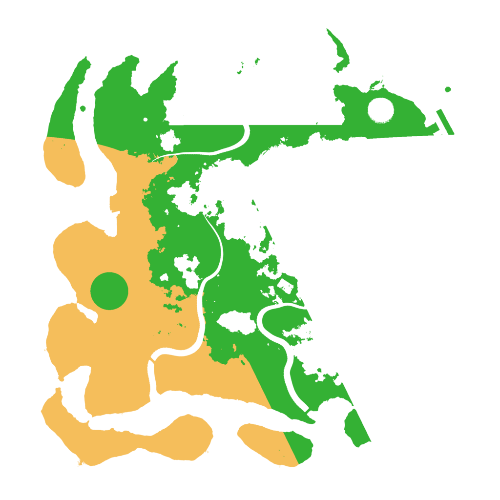Biome Rust Map: Procedural Map, Size: 3500, Seed: 786875