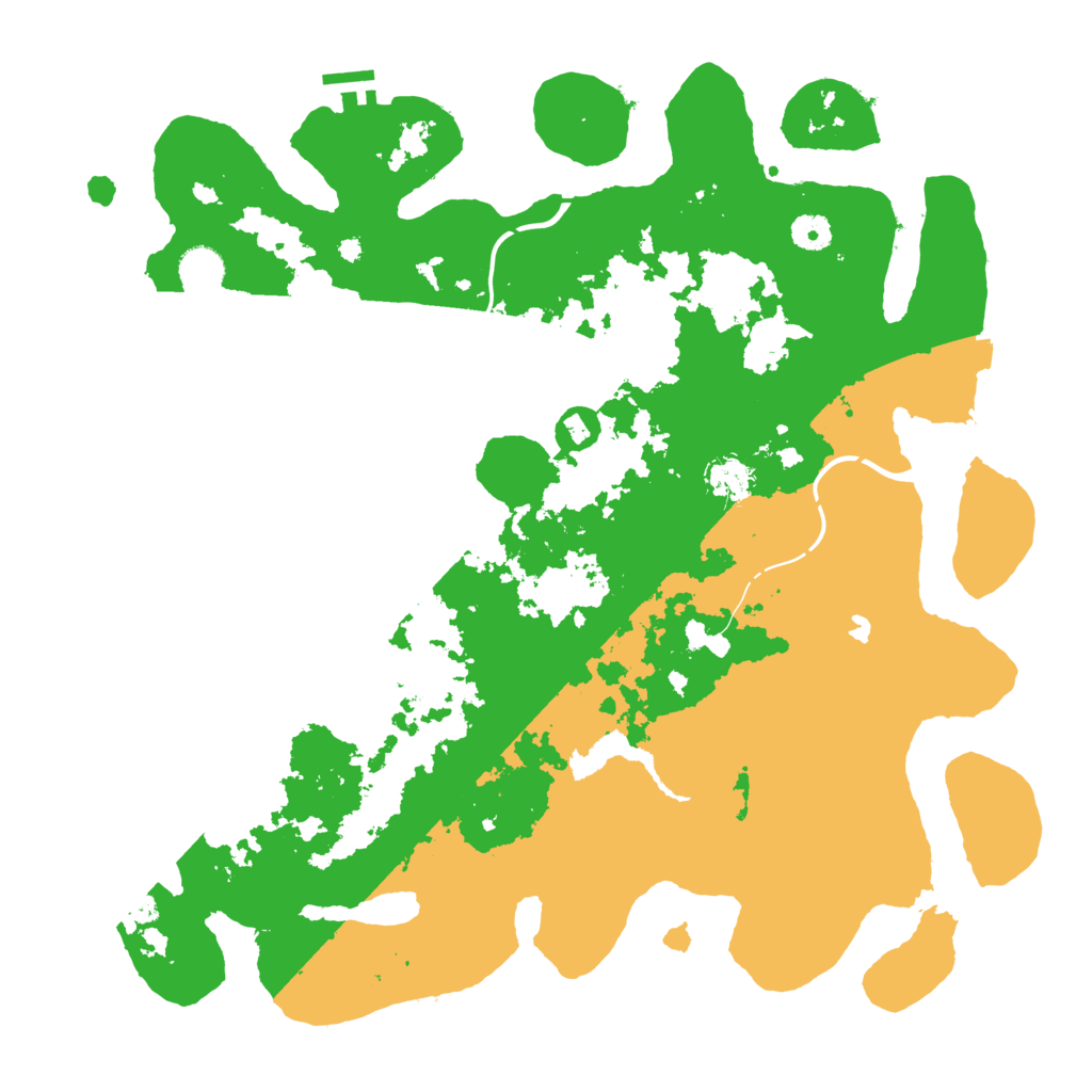Biome Rust Map: Procedural Map, Size: 4250, Seed: 5151