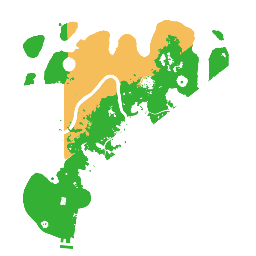Biome Rust Map: Procedural Map, Size: 3500, Seed: 880928336