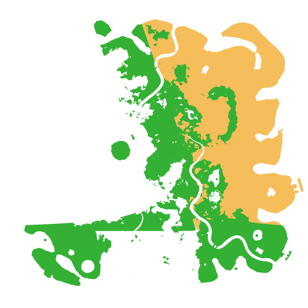 Biome Rust Map: Procedural Map, Size: 4500, Seed: 75160664