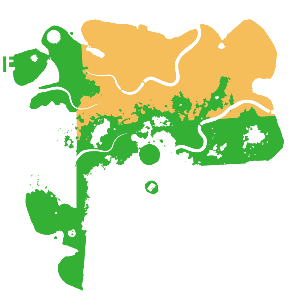 Biome Rust Map: Procedural Map, Size: 3950, Seed: 934916952