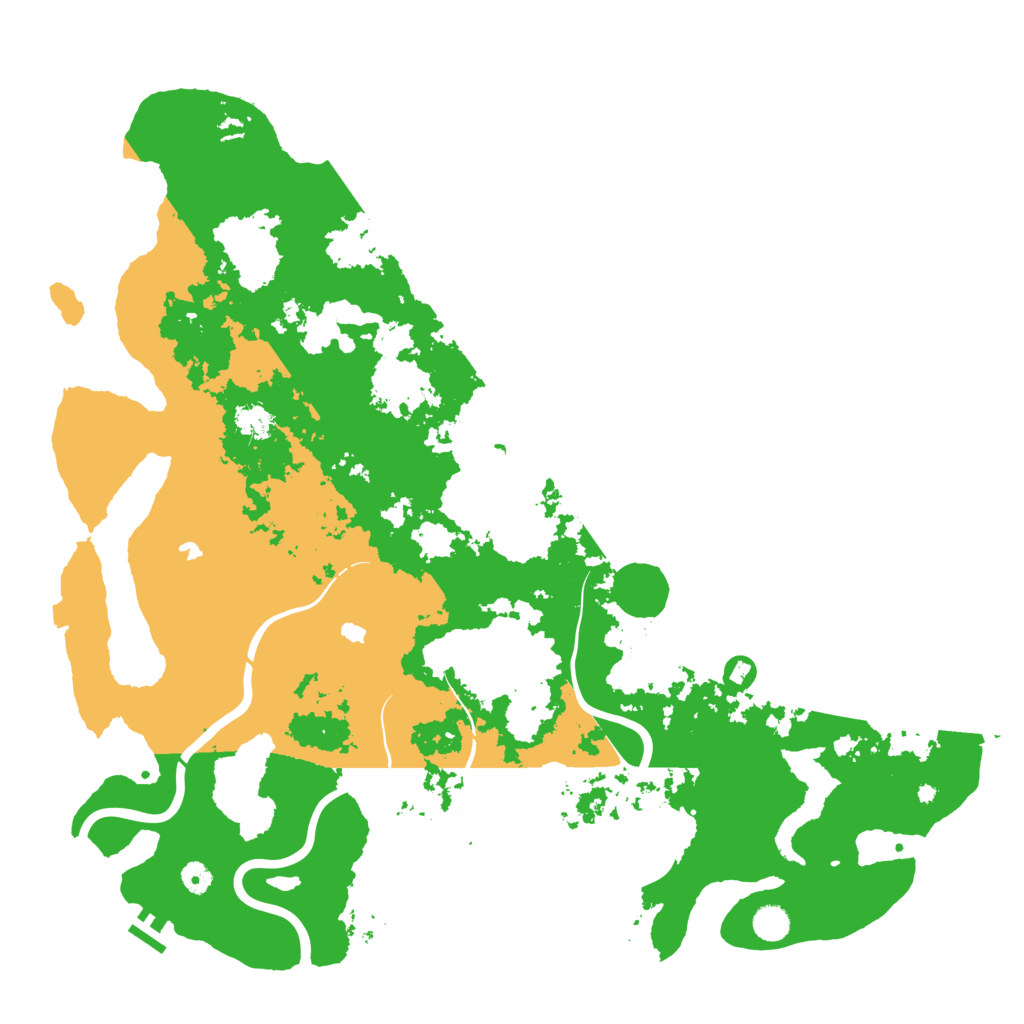 Biome Rust Map: Procedural Map, Size: 5000, Seed: 156489