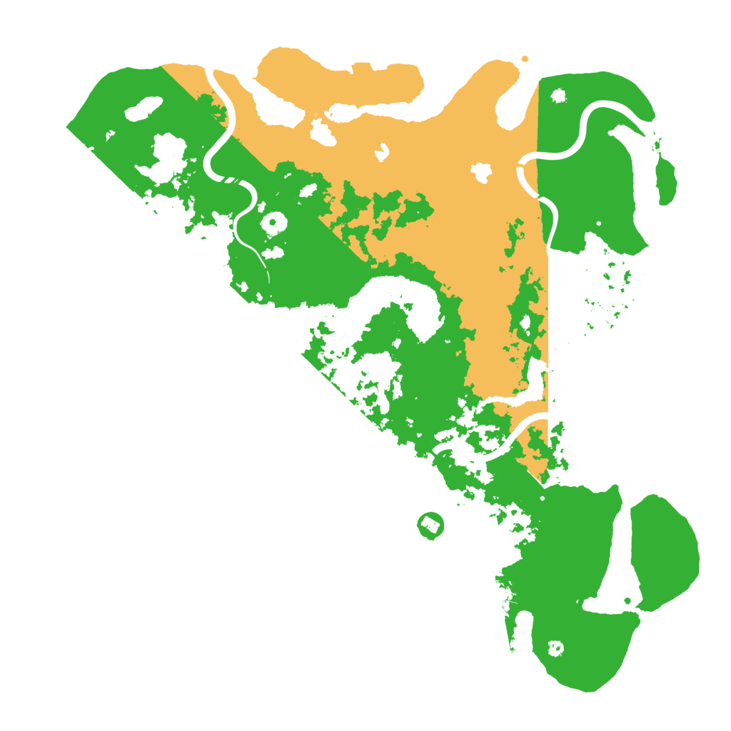 Biome Rust Map: Procedural Map, Size: 4500, Seed: 503014