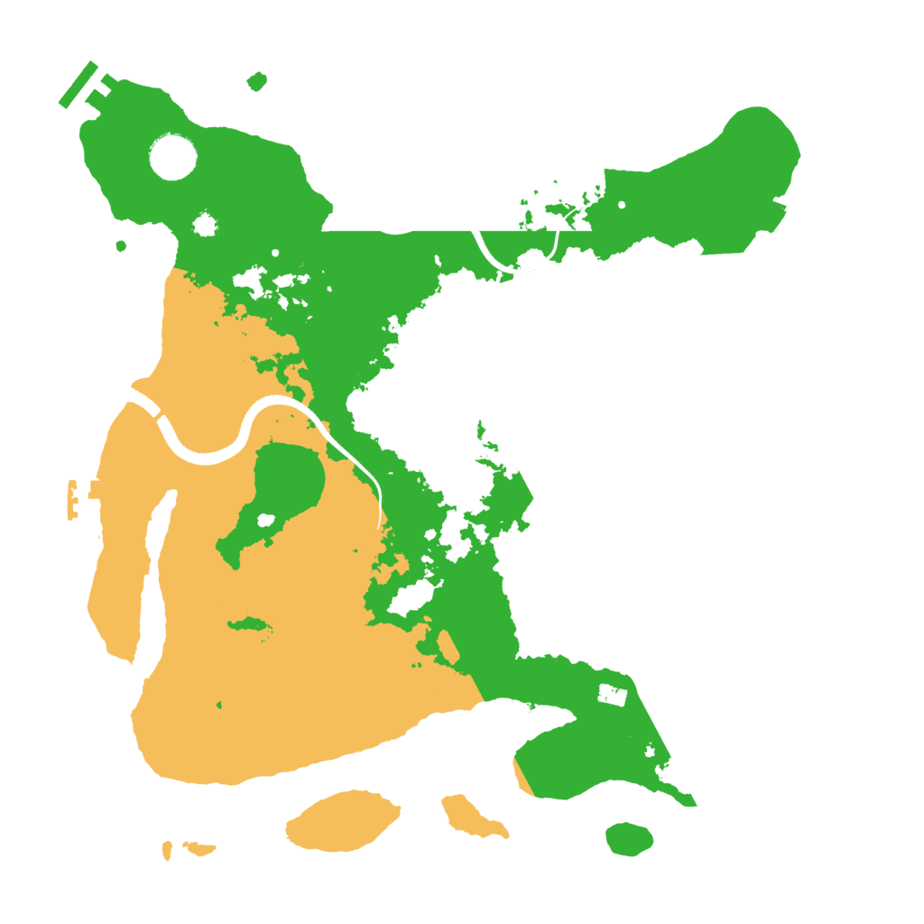 Biome Rust Map: Procedural Map, Size: 3500, Seed: 1846133971
