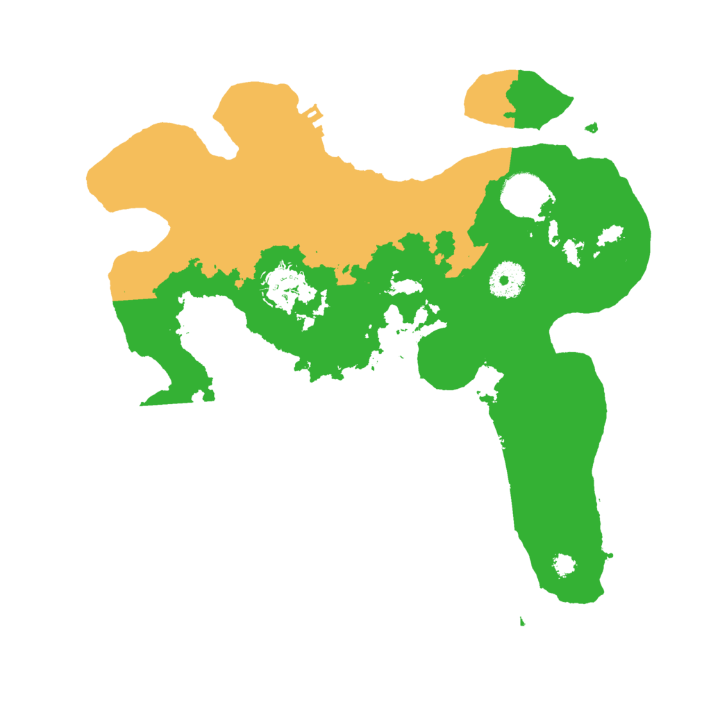 Biome Rust Map: Procedural Map, Size: 3000, Seed: 128570635