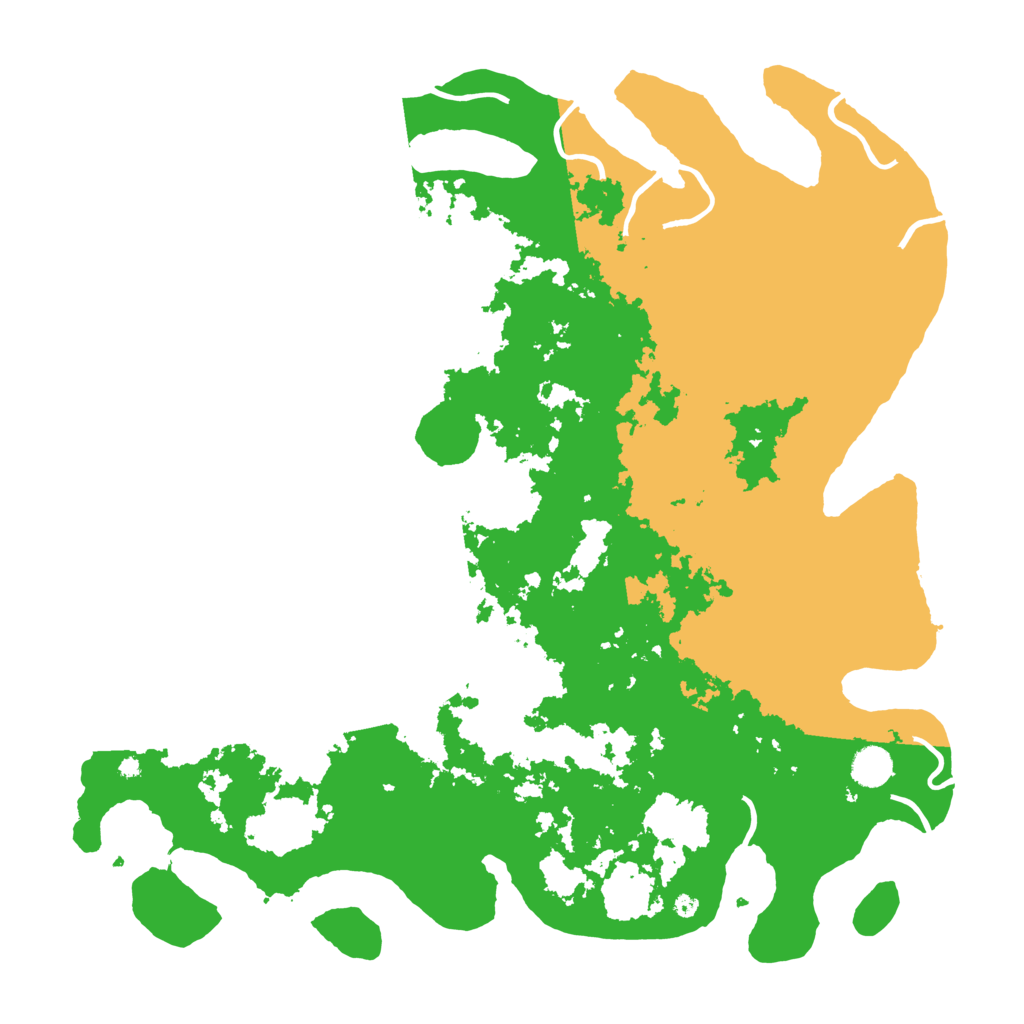 Biome Rust Map: Procedural Map, Size: 4500, Seed: 476023239