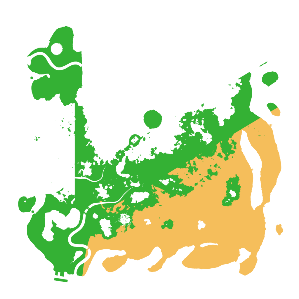 Biome Rust Map: Procedural Map, Size: 4500, Seed: 303