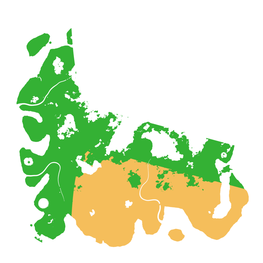 Biome Rust Map: Procedural Map, Size: 4500, Seed: 1341041593