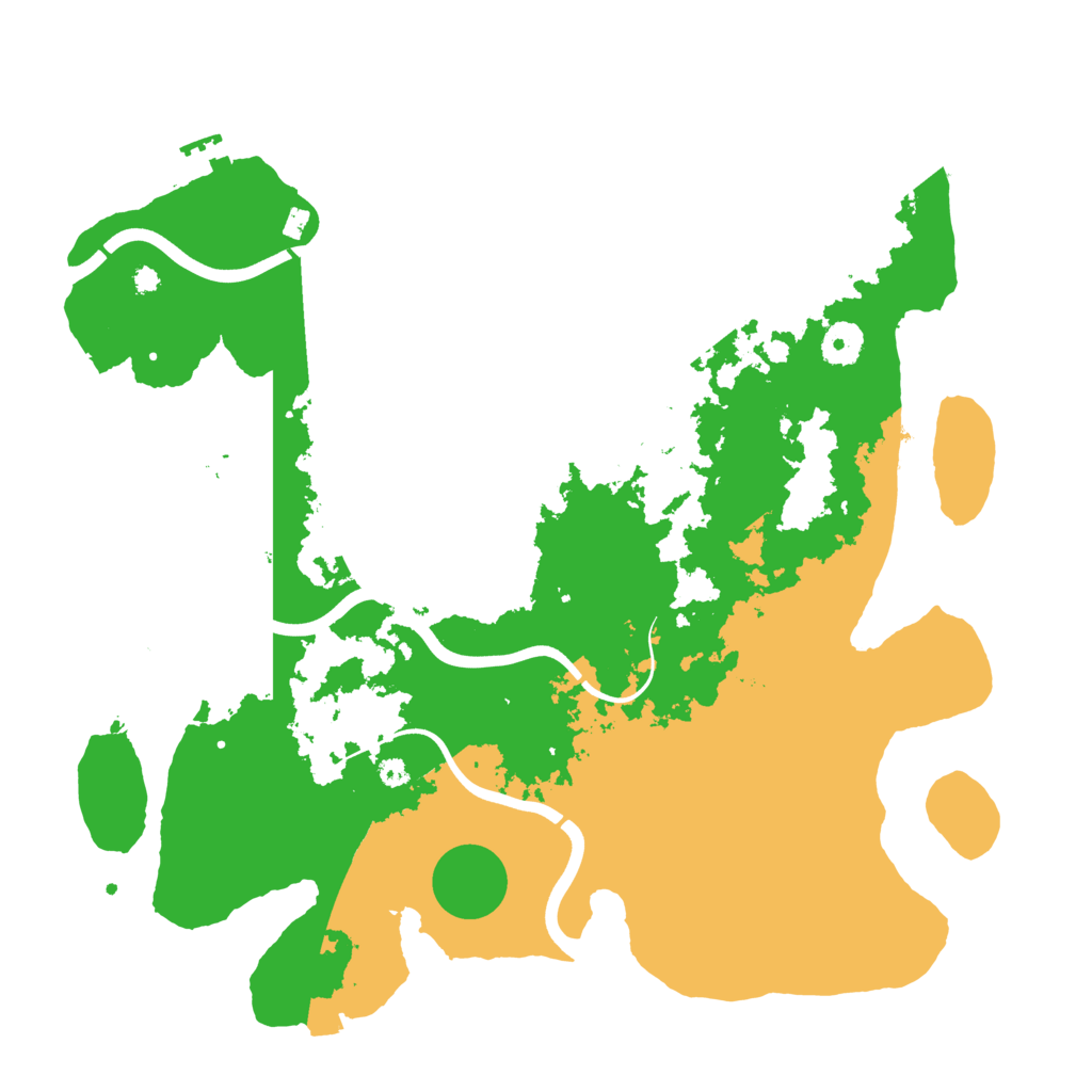 Biome Rust Map: Procedural Map, Size: 3850, Seed: 2054343424