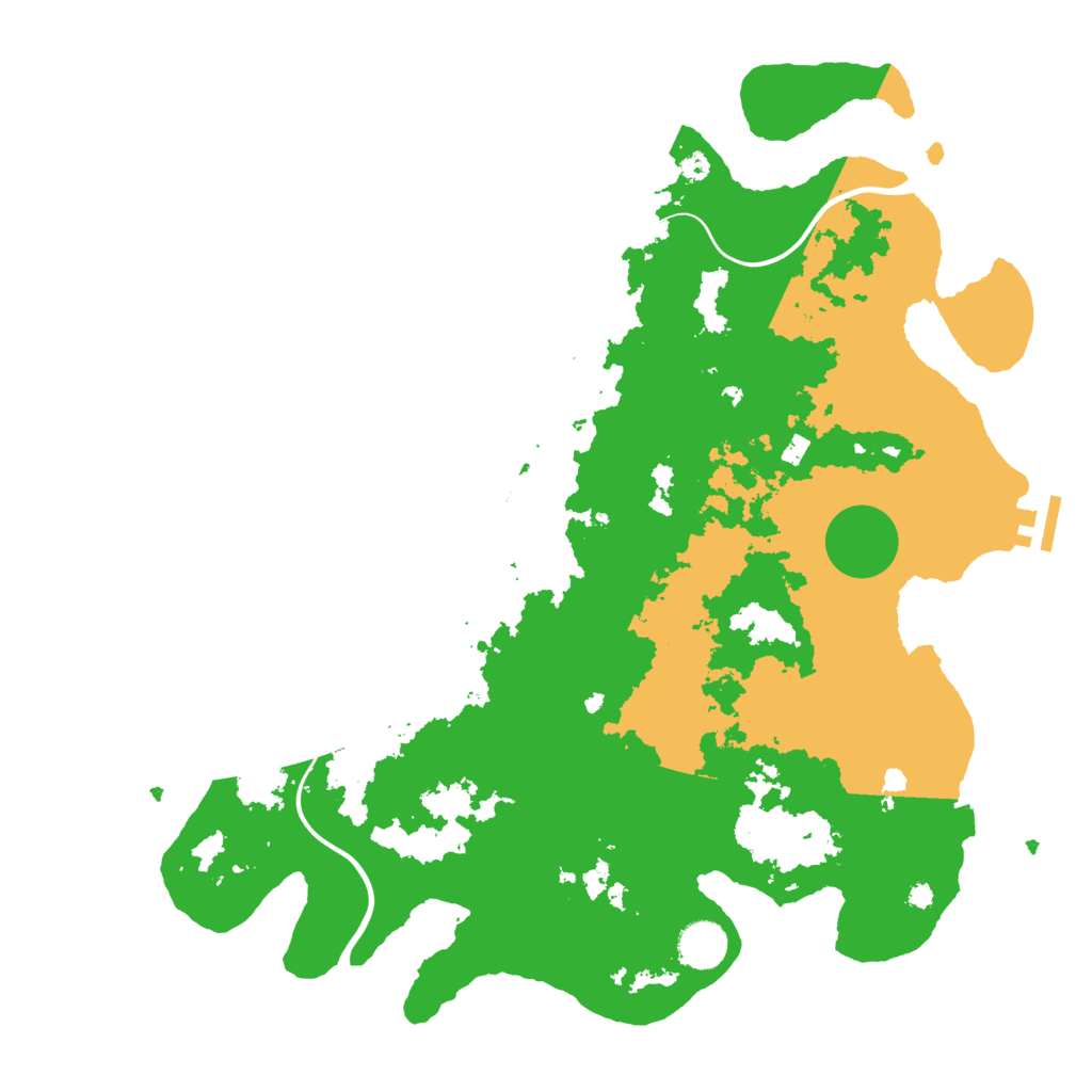 Biome Rust Map: Procedural Map, Size: 3950, Seed: 1438972375