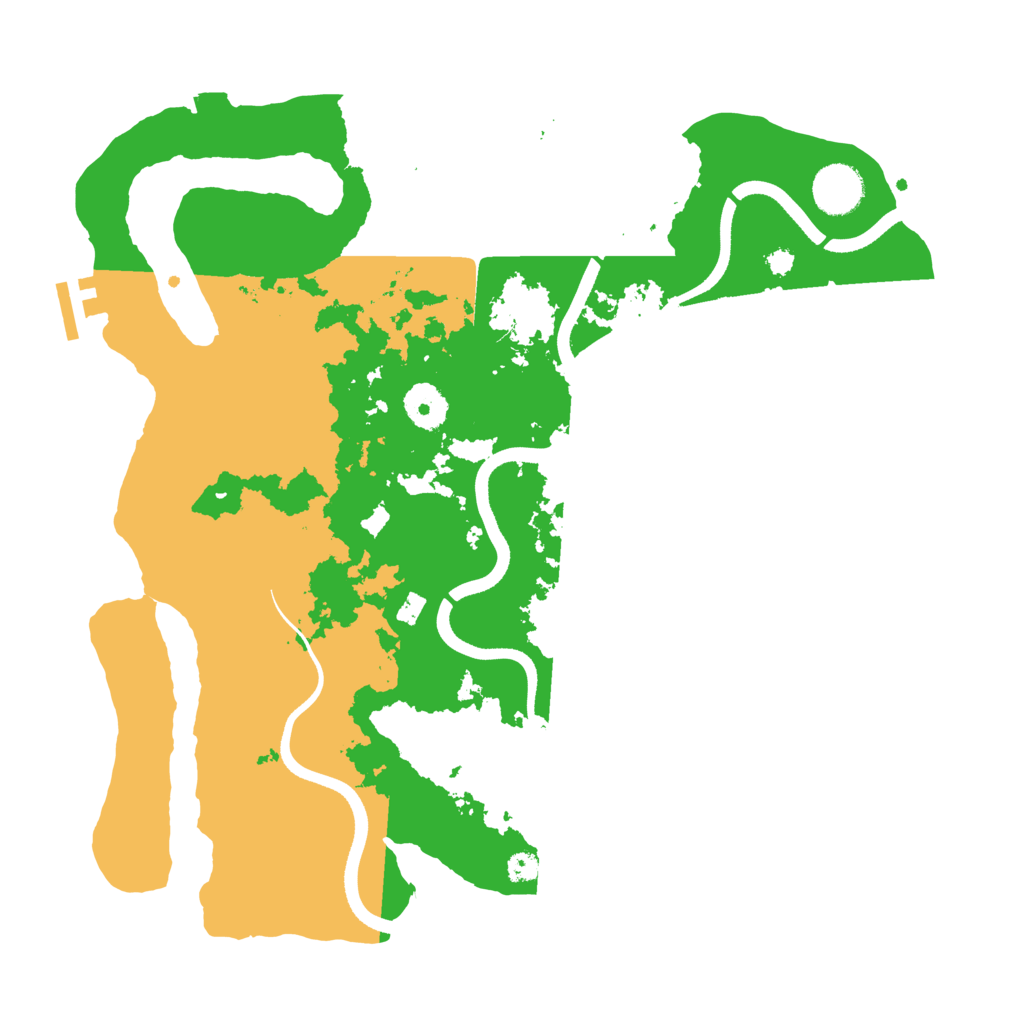 Biome Rust Map: Procedural Map, Size: 3550, Seed: 28955
